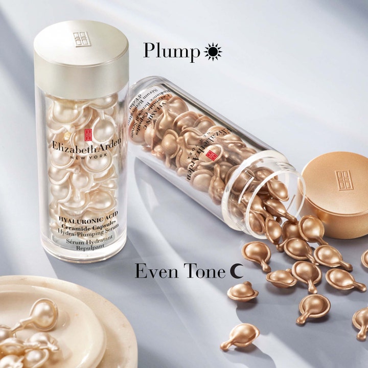 Elizabeth Arden Ceramide Capsules Vitamin C 30 st lystergivande serum med guldiga kapslar som ger glow.