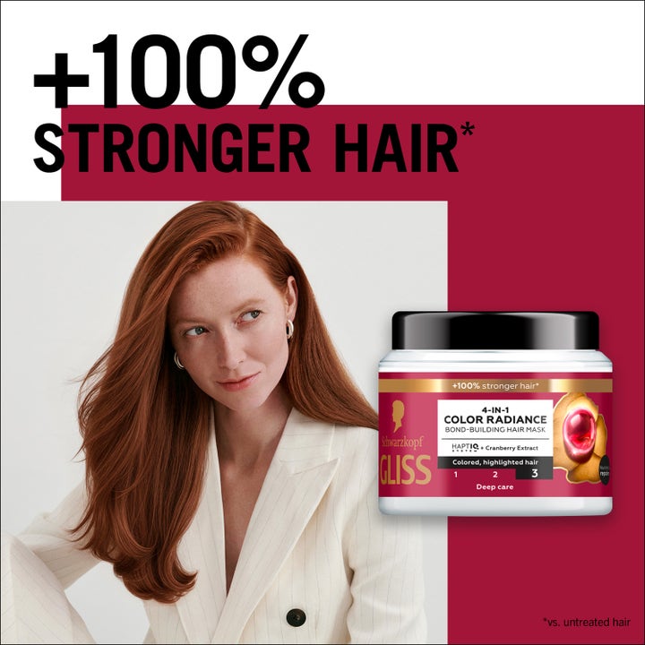 Gliss 4-In-1 Color Radiance Bond-Building Hair Mask