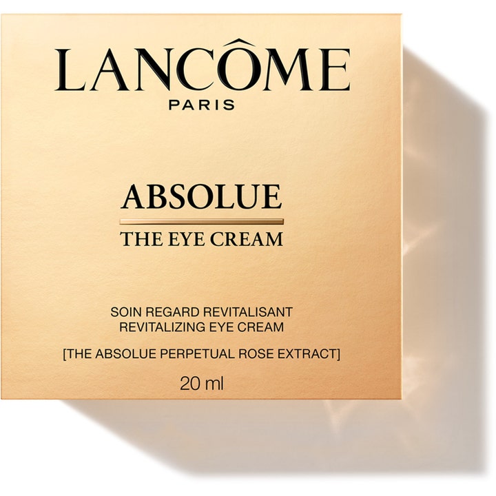 Lancôme Absolue The Eye Cream 20 ml lancome anti age ögonkräm för rynkreducering i guldfärgad ytterbox.
