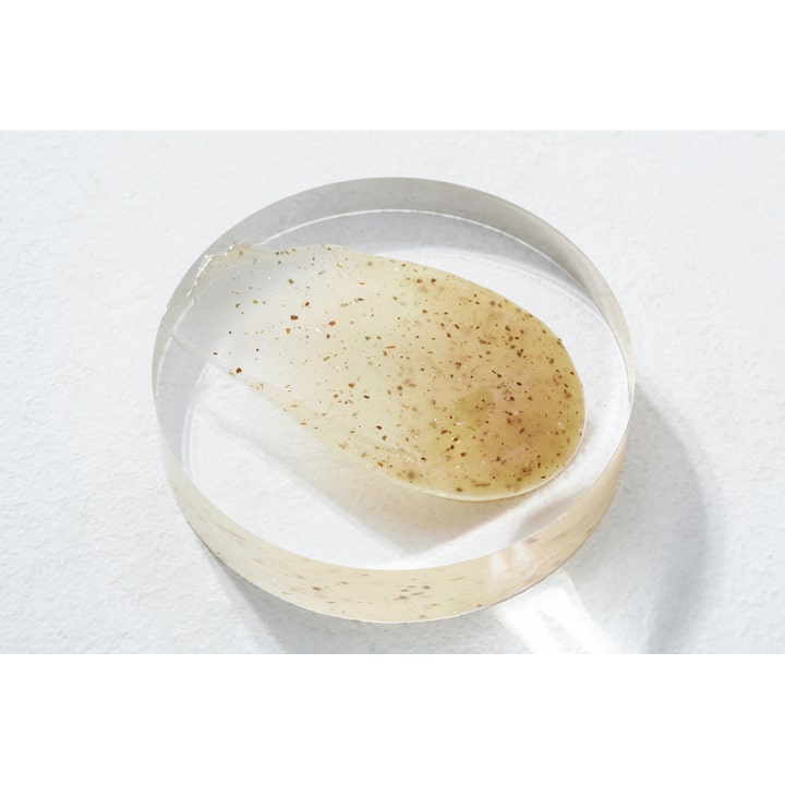 Mixsoon Master Gentle Recipe Foam Cleanser 150 ml koreansk skonsam ansiktsrengöring i gelform med små bruna korn.