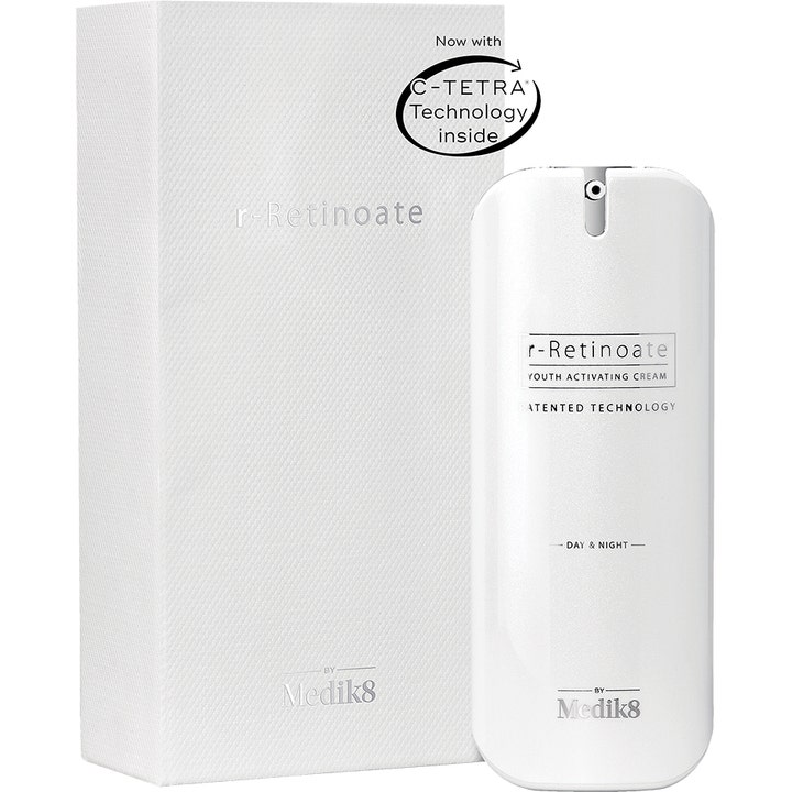 Medik8 r-Retinoate Day &amp; Night Youth Activating Cream 50 ml föryngrande serum i vit flaska med C-TETRA Technology