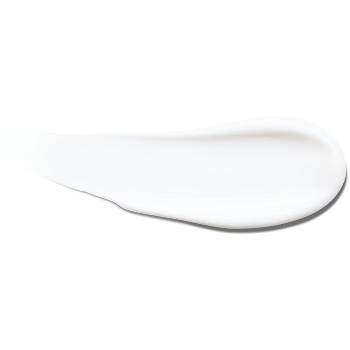 Clarins Hydrating Toning Body Balm 200 ml återfuktande kroppsvård med en mjuk vit och krämig textur i ett svep
