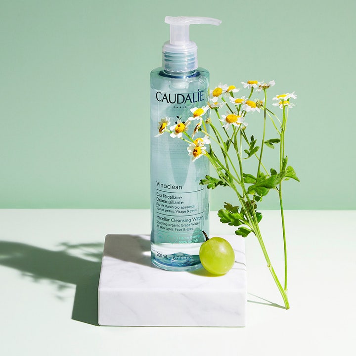 Caudalie Vinoclean Micellar Cleansing Water 200 ml ansiktsrengöring med druva och vita blommor