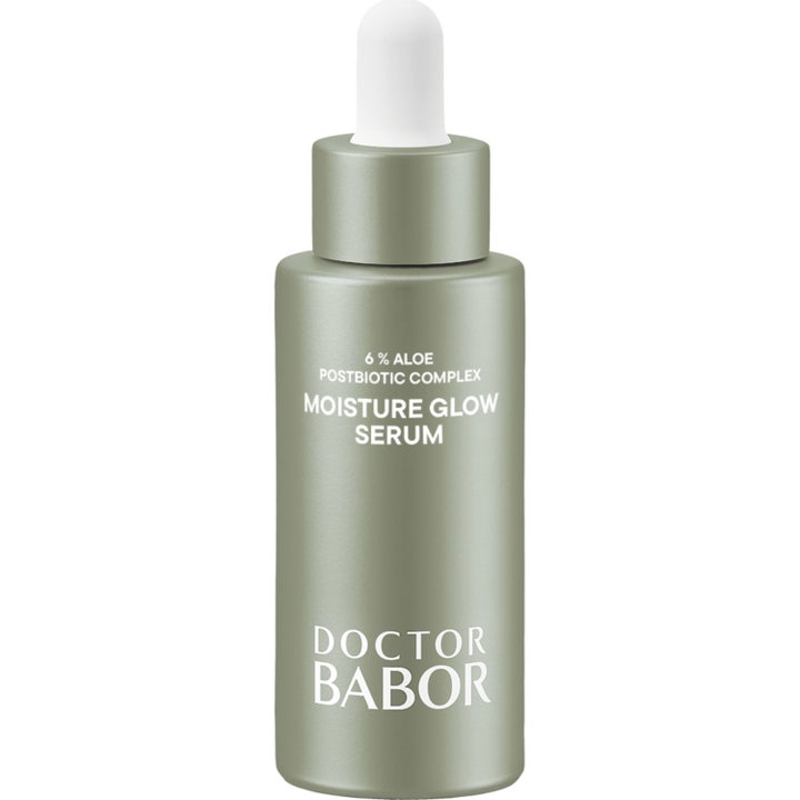 Doctor Babor Cleanformance Moisture Glow Serum 30ml lysterserum för glansig hud i vit frostad flaska med grönt lock