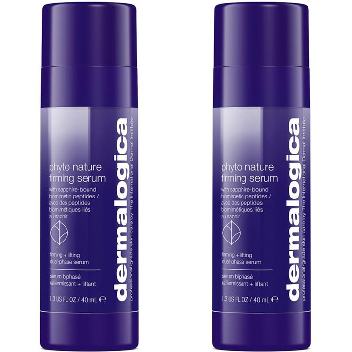 Dermalogica Phyto Nature Firming Serum 40 ml uppstramande ansiktsserum i två lila flaskor med pumplock