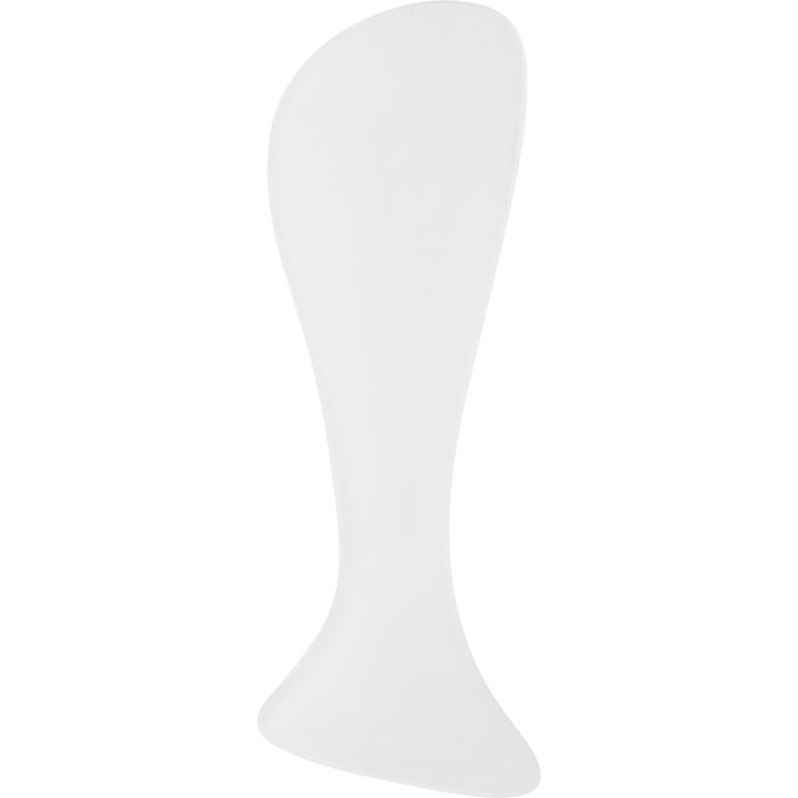 Medicube Collagen Jelly Cream 50 ml återfuktande dagkräm med en vit spatel i plast för hygienisk applicering.