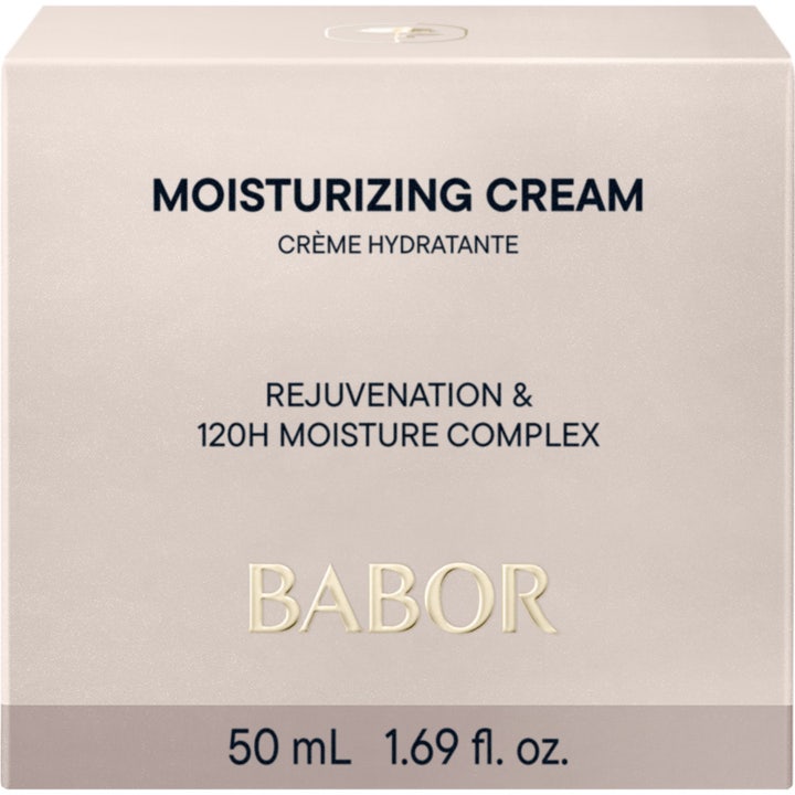 Babor Moisturizing Cream 50 ml återfuktande ansiktskräm i vit ytterbox med ljusblå etikett för torr hud