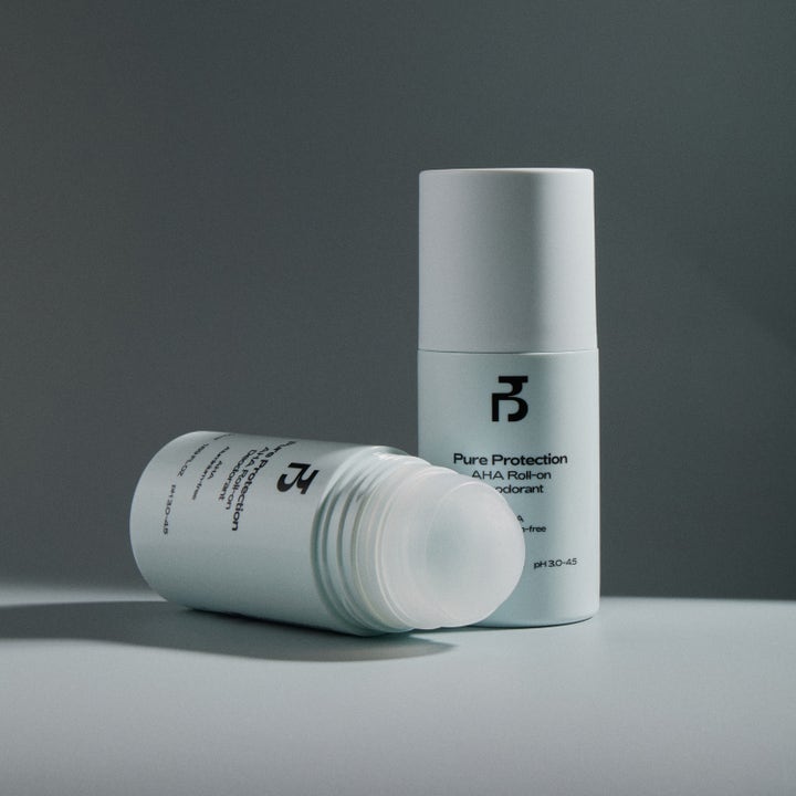 Bodyologist Pure Protection AHA Roll-on Deodorant 50 ml aluminiumfri deodorant i ljusblå hylsa med roll-on-kula.
