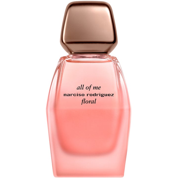 Narciso Rodriguez All of Me Floral 50ml parfym dam i facetterad rosa glasflaska med lock i roséguld