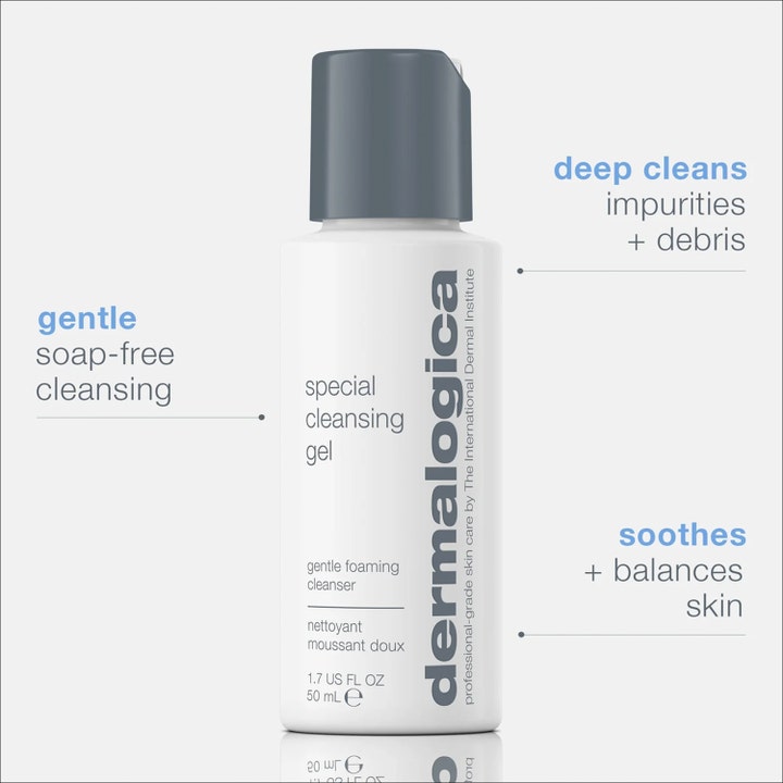 Dermalogica Special Cleansing Gel 50 ml i vit flaska som ger en djuprengörande och lugnande effekt