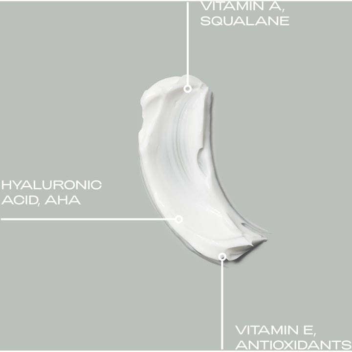 Bodyologist Night Glove 250 ml krämig textur med Vitamin A AHA och antioxidanter för mjuk hud