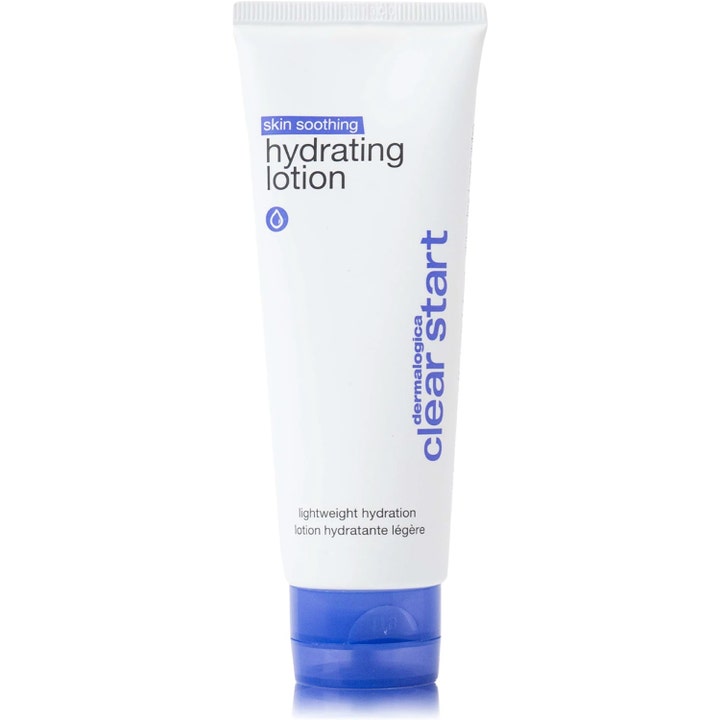 Dermalogica Clear Start Skin Soothing Hydrating Lotion 60 ml fuktkräm ansikte i vit tub med blått lock