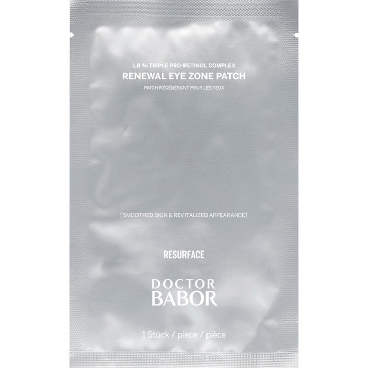 Babor Renewal Eye Zone Patches 5 st retinol anti-aging patches i silverbox ger en slätare och piggare blick.