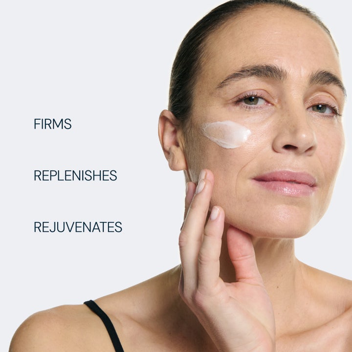Elemis Pro-Collagen Morning Matrix 50 ml dagkräm anti age collagen i turkos burk med ingredienser som alger och plankton.