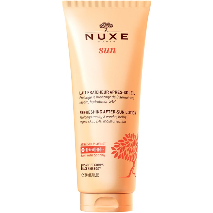 Nuxe After Sun Lotion 200 ml 24h hydrating after sun lotion hjälper dig behålla solbrännan i en persikofärgad tub.