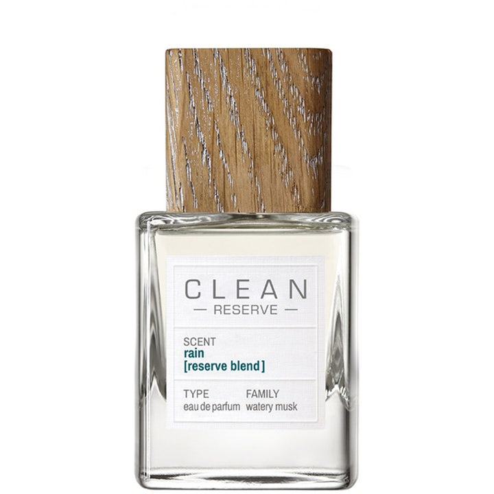 Clean Reserve Rain 30 ml fräsch parfym clean beauty i genomskinlig glasflaska med lock av ljust trä