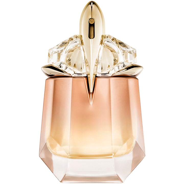 Mugler Alien Goddess Supra Florale 30 ml blommig parfym i en facetterad glasflaska i roséguld med guldiga detaljer