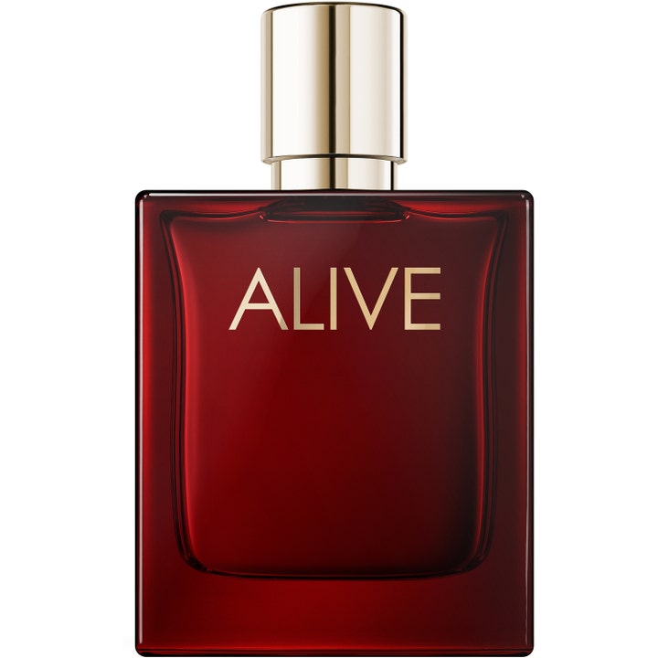 Hugo Boss Alive Absolu 50 ml hugo boss alive absolu parfym i en djupröd glasflaska med ett elegant lock i guld