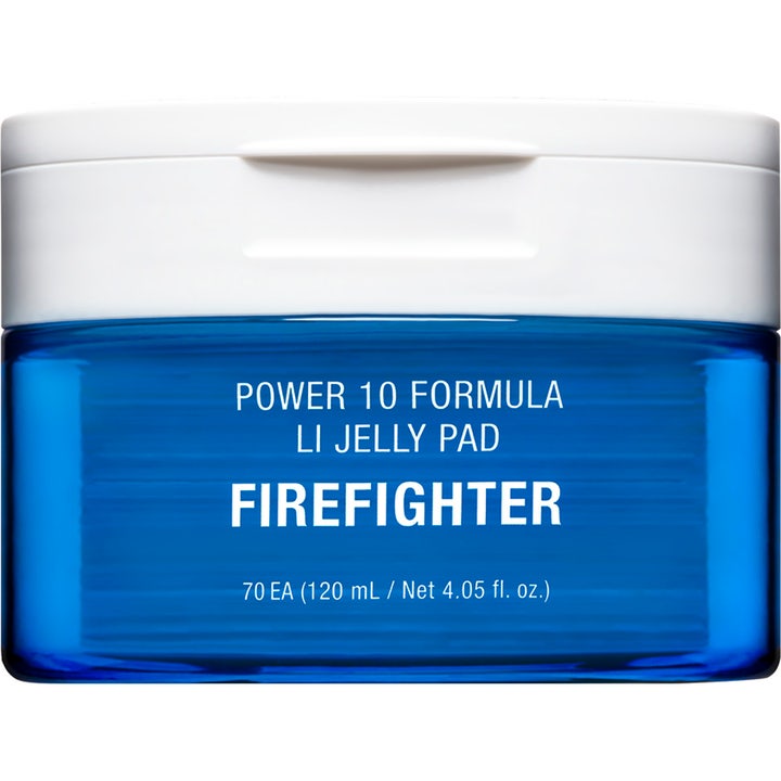 It'S SKIN Power 10 Formula LI Jelly Pad Firefighter 70 st fuktgivande ansiktsbehandling pads i blå burk med vitt lock