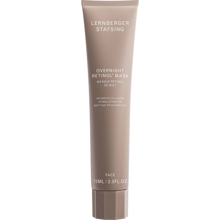 Lernberger Stafsing Overnight Retinol+ Mask 75 ml ansiktsmask med retinol i en beige tub med fasetterad kork.