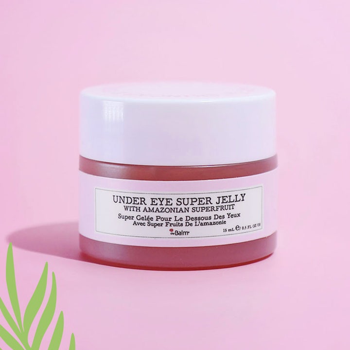 theBalm to the Rescue Under Eye Super Jelly 15 ml amazoniska superfrukter ögonkräm i burk med vitt lock