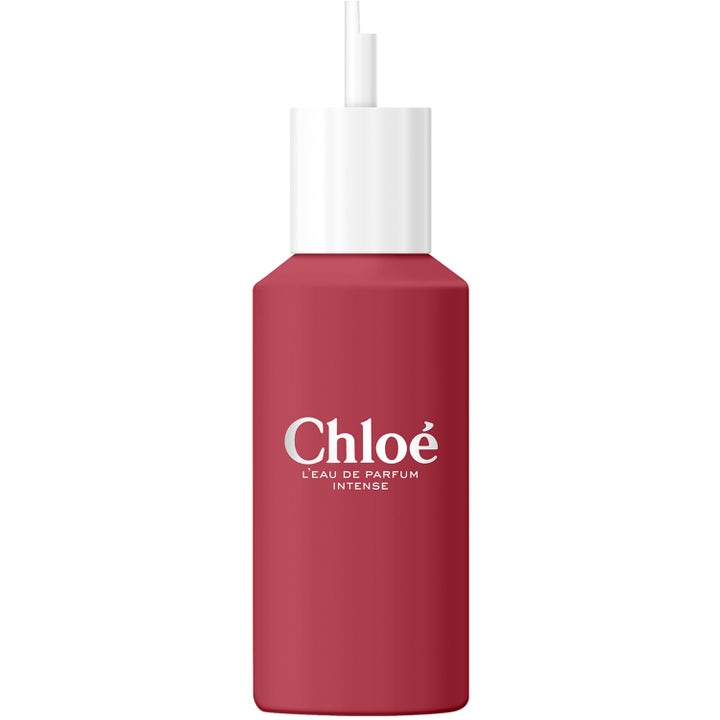 Chloé Intense Eau de Parfum Refill 150 ml blommig parfym i en matt mörkrosa flaska med vit kork för eco refill parfym