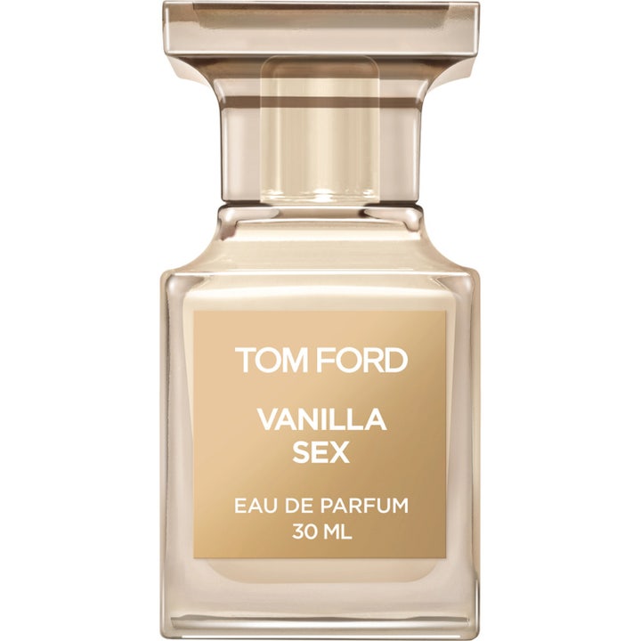 Tom Ford Vanilla Sex 30 ml eau de parfum i en stilren beige glasflaska med fyrkantig kork och guldetikett