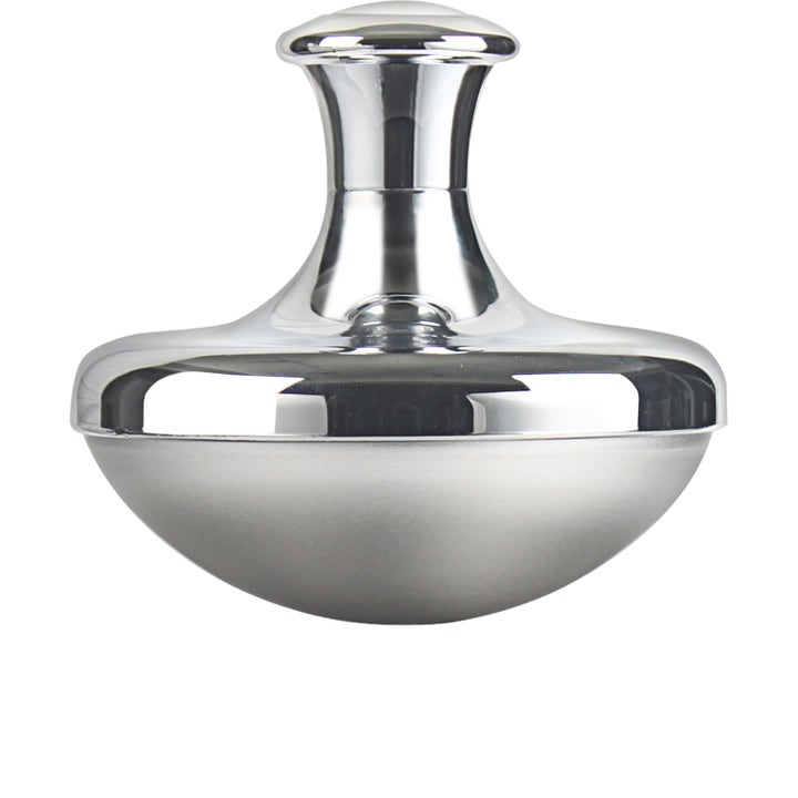 Cryotool för ansiktsmassage 1 st porsammandragande cryoterapi i en blank och ergonomisk silverdesign