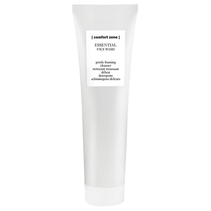 Comfort Zone Essential Face Wash 150 ml mild ansiktsrengöring i vit tub med stilren svart text.