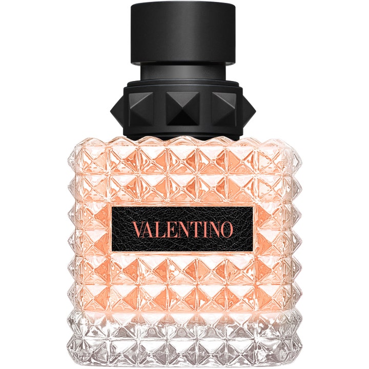 Valentino Born in Roma Donna Coral Fantasy 50 ml parfym i glasflaska med nitar och korallfärgad vätska
