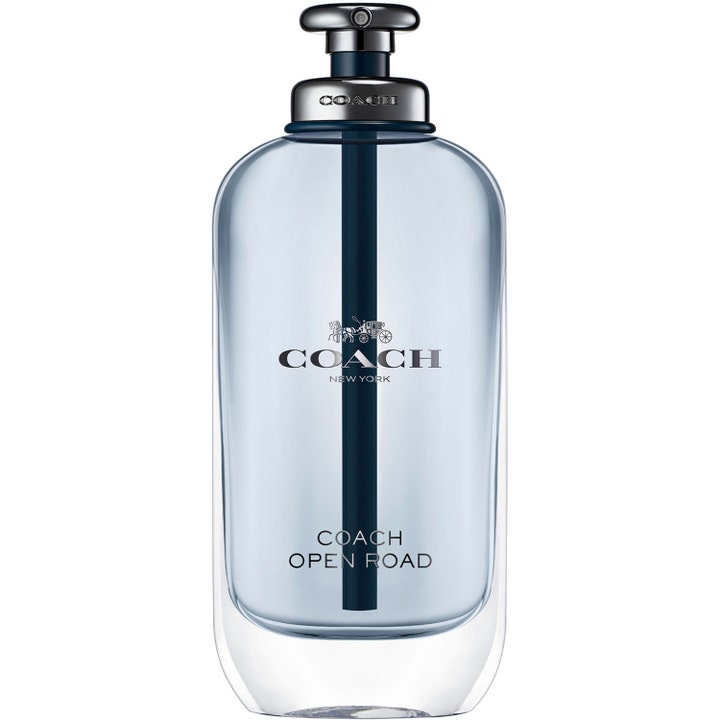 COACH Open Road Eau de Toilette 60 ml träig dagsparfym herr i ljusblå glasflaska med stilrent silverlock