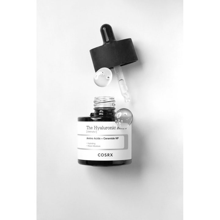 COSRX The Hyaluronic Acid 3 Serum 20 ml återfuktande hyaluronsyraserum med ceramider och pipett