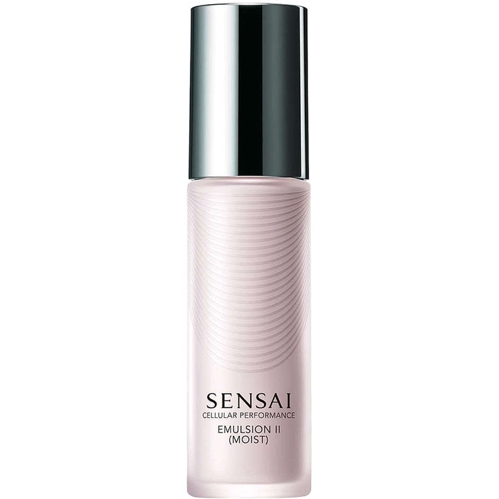 Sensai Cellular Performance Emulsion II Moist 100 ml fuktgivande anti age ansiktskräm i rosa flaska med silverlock