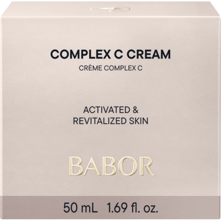 Babor Complex C Cream 50 ml vitaliserande babor vitamin c kräm i vit stilren ytterförpackning.