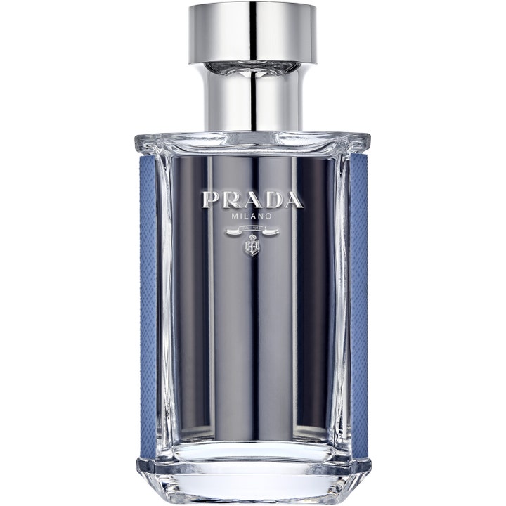Prada L'Homme L'Eau 50 ml elegant herrparfym eau de toilette i glasflaska med blå texturerade sidor