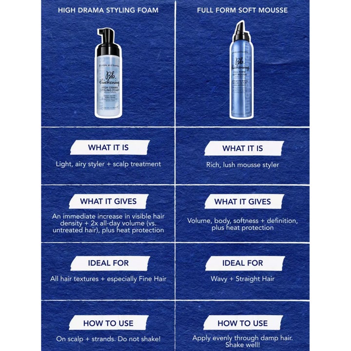 Thickening High Drama Styling Foam
