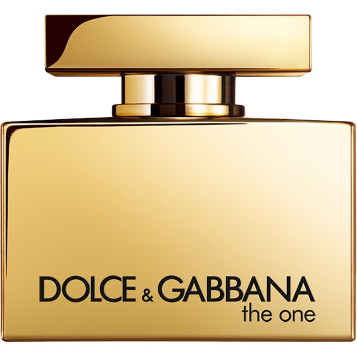 Dolce & Gabbana The One Gold Intense Eau de Parfum 75 ml exklusiv parfym dam i en guldmetallisk rektangulär flaska