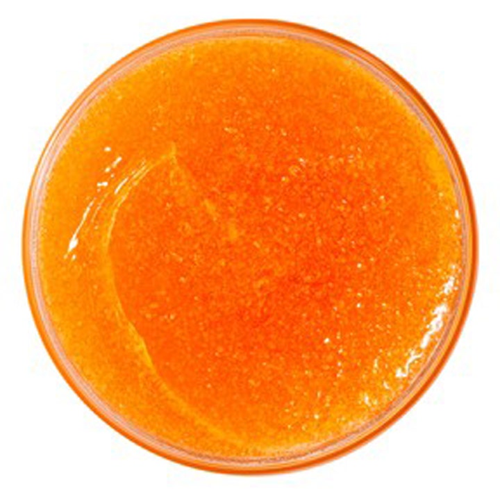 Nuxe Rêve de Miel Body Scrub 175 ml honung hudvård ger exfoliering för torr hud med sin gyllene orange korniga textur.