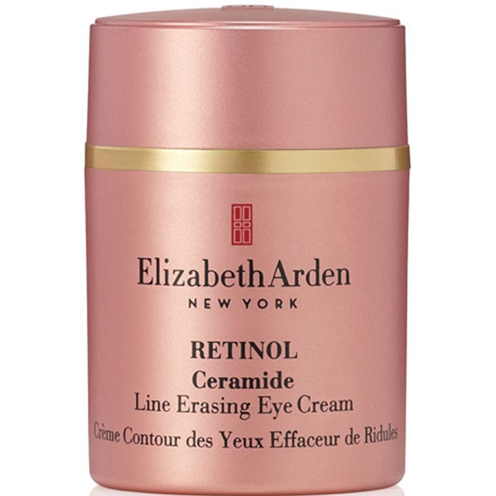 Elizabeth Arden Retinol Ceramide Line Erasing Eye Cream anti-rynk retinol ögonkräm i roseguldfärgad pumpflaska