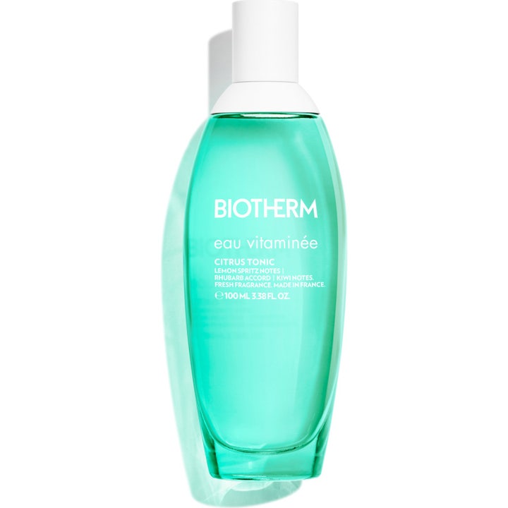 Biotherm Eau Citrus Eau de Toilette 100 ml lätt parfym dam Biotherm i en rundad turkos glasflaska med vitt lock