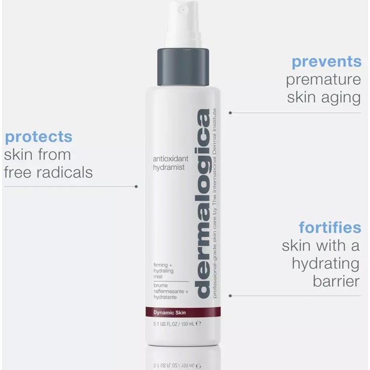 Dermalogica AGE smart Antioxidant Hydramist 150 ml firming antioxidanter ansiktsmist i vit sprayflaska.