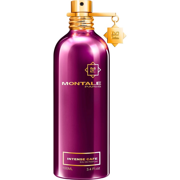 Montale Intense Café Eau De Parfum 100 ml lyxig parfym i lila metallisk flaska med guldiga detaljer
