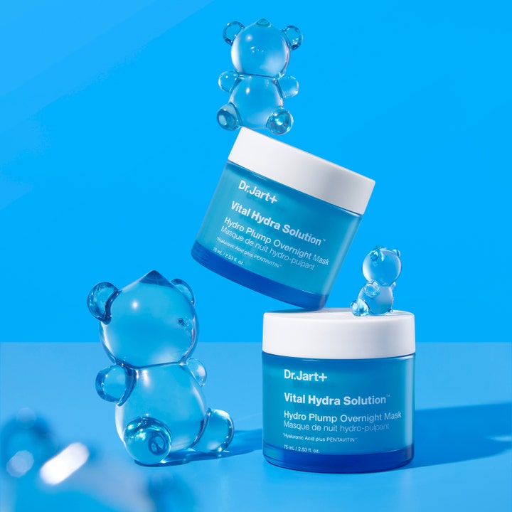 Dr.Jart+ Vital Hydra Solution Hydro Plump Overnight Mask 75 ml djupverkande återfuktande nattmask med blå glasbjörnar