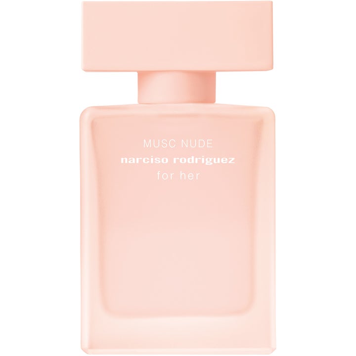 Narciso Rodriguez for her Musc Nude 30 ml designer musk parfym i en persikofärgad frostad glasflaska