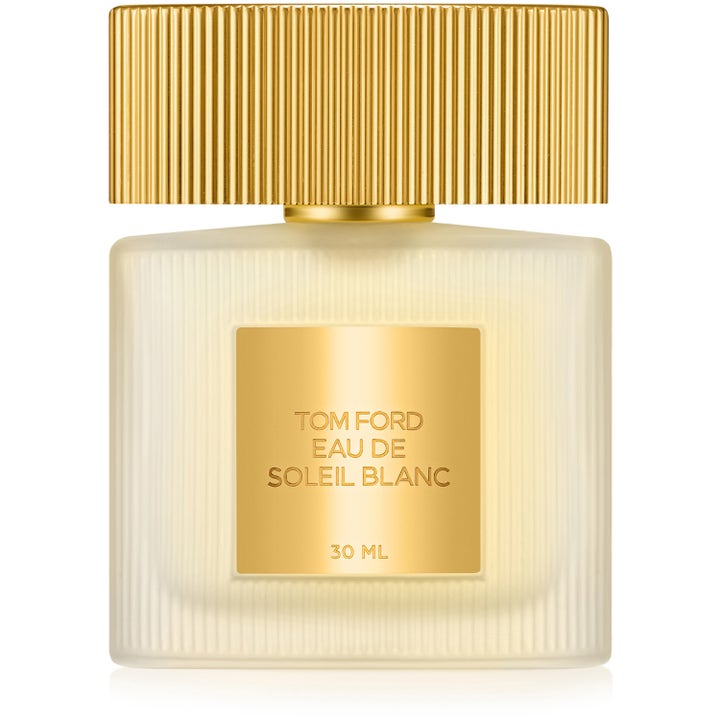 Tom Ford Eau de Soleil Blanc 30ml Eau de Toilette i frostat glasflaska med räfflat guldlock och guldetikett