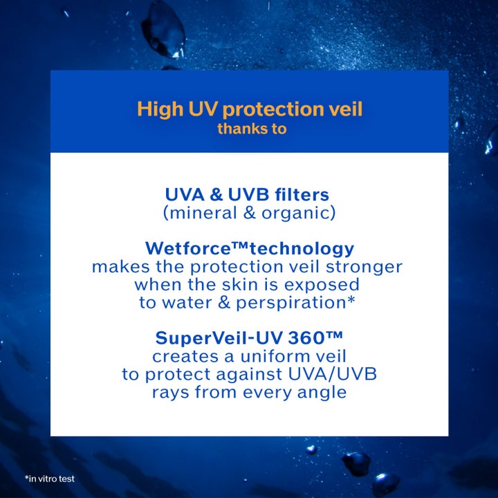 Shiseido Suncare Lotion Sensitive 150 ml solkräm SPF 50 med Wetforce och SuperVeil-UV 360 teknologi för högt UV-skydd