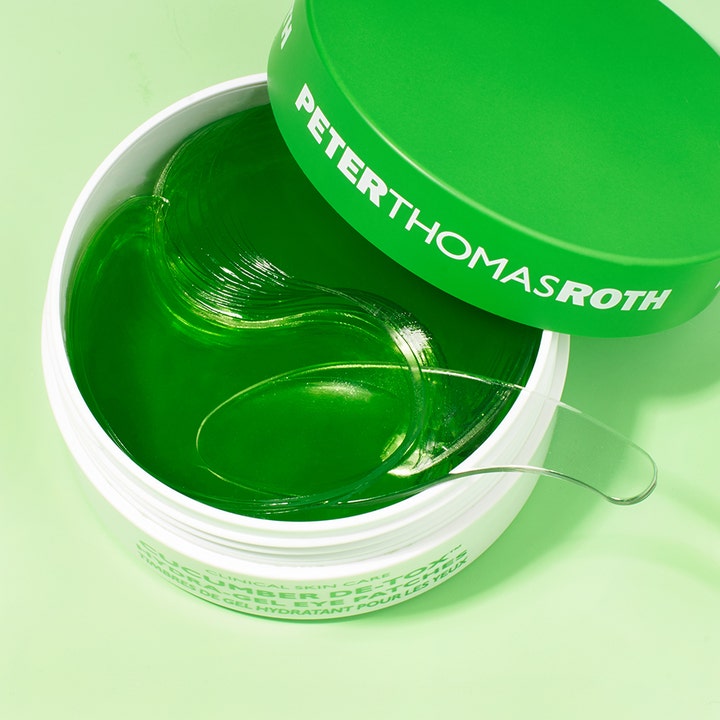 Peter Thomas Roth Cucumber De-Tox Hydra Gel Eye Patches 60 st fukt anti-puffiness ögonmask gel med gröna patches