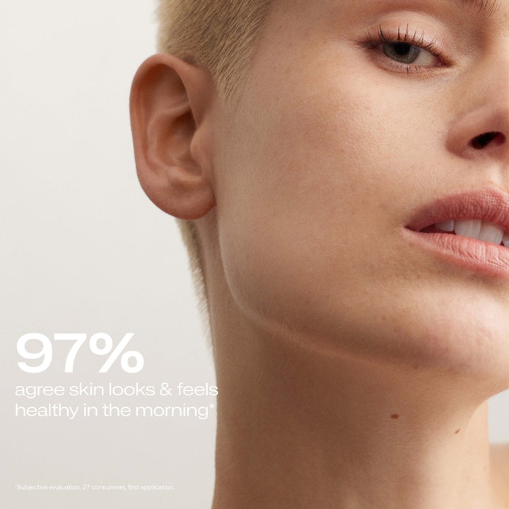 Lumene Nordic Sensitive Rich Night Balm 50 ml balm känslig hud ger hälsosam hy med texten 97% agree skin looks healthy