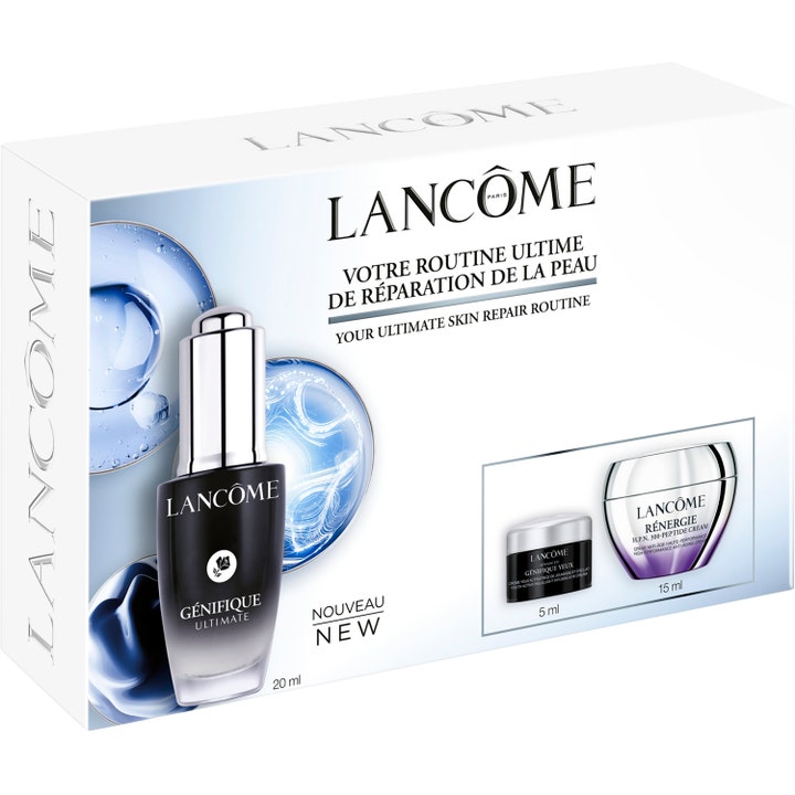 Lancôme Génifique Starter Kit 2025 1 st reparerande lancome gåvoset med serum och ögonkräm i en vit elegant box