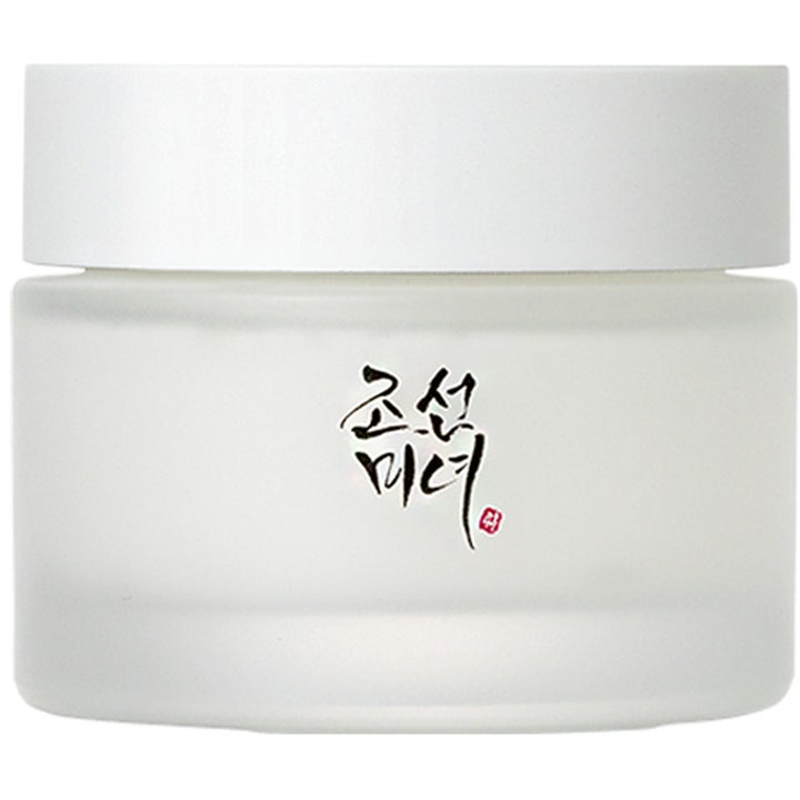 Beauty of Joseon Dynasty Cream 50ml ansiktskräm mot torr hud och fina linjer i en frostad glasburk med vitt lock